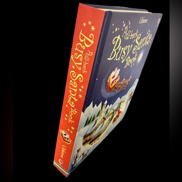 Usborne Pull-Back Busy Santa Book with Sleigh Cart Like New, used once - Picture 5 of 17